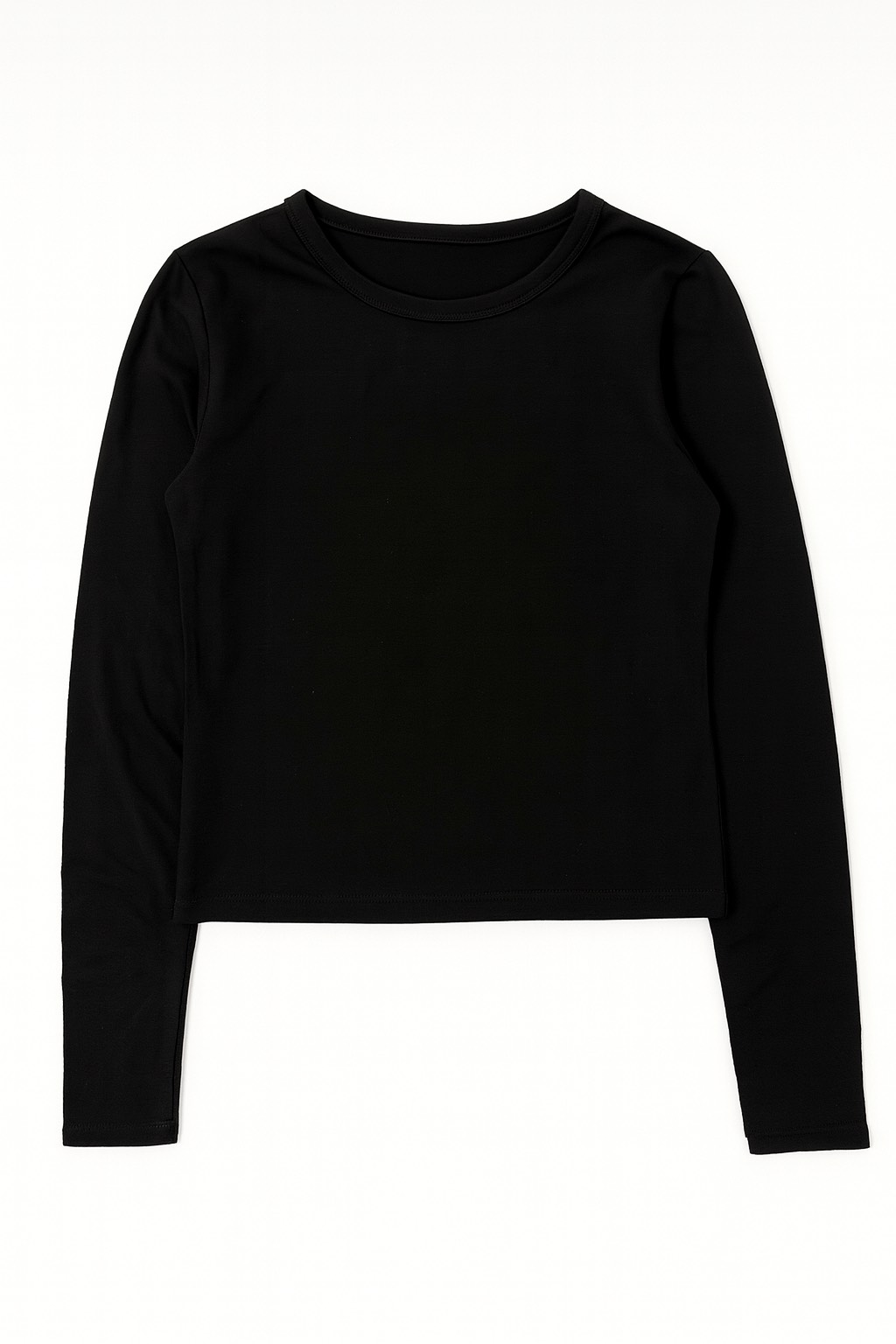 Bisiklet yakalı ve uzun kollu tişört. - 4