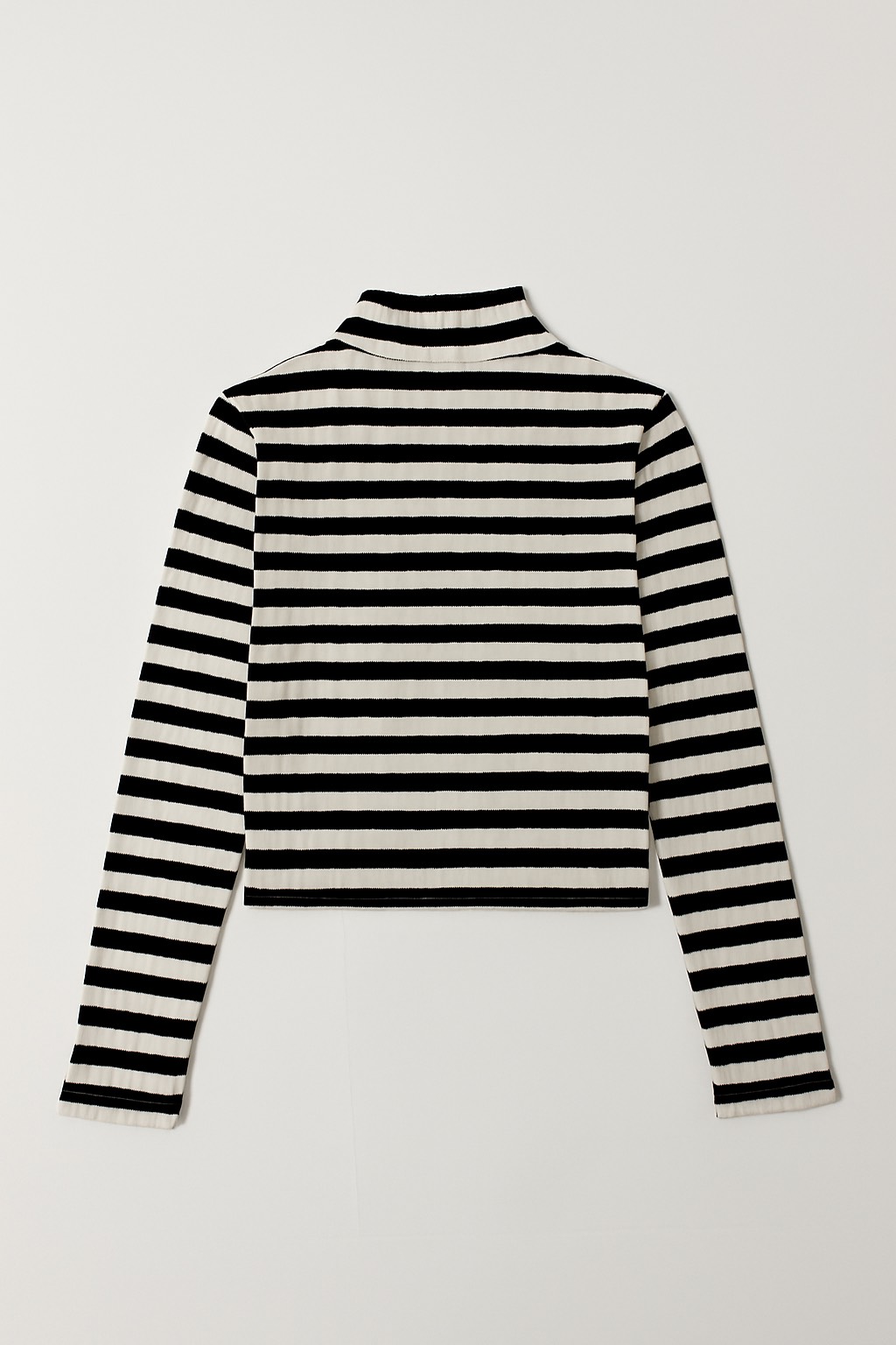 ÇİZGİLİ BOĞAZLI UZUN KOLLU BODY - 4