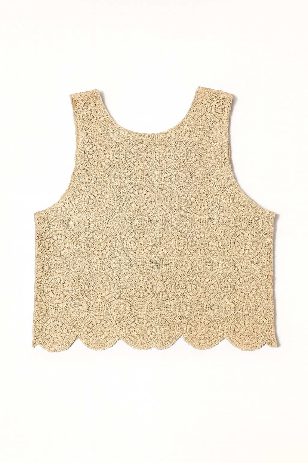 EXİİ Limited Bej Bisiklet Yaka Dantelli Kadın Crop - 2