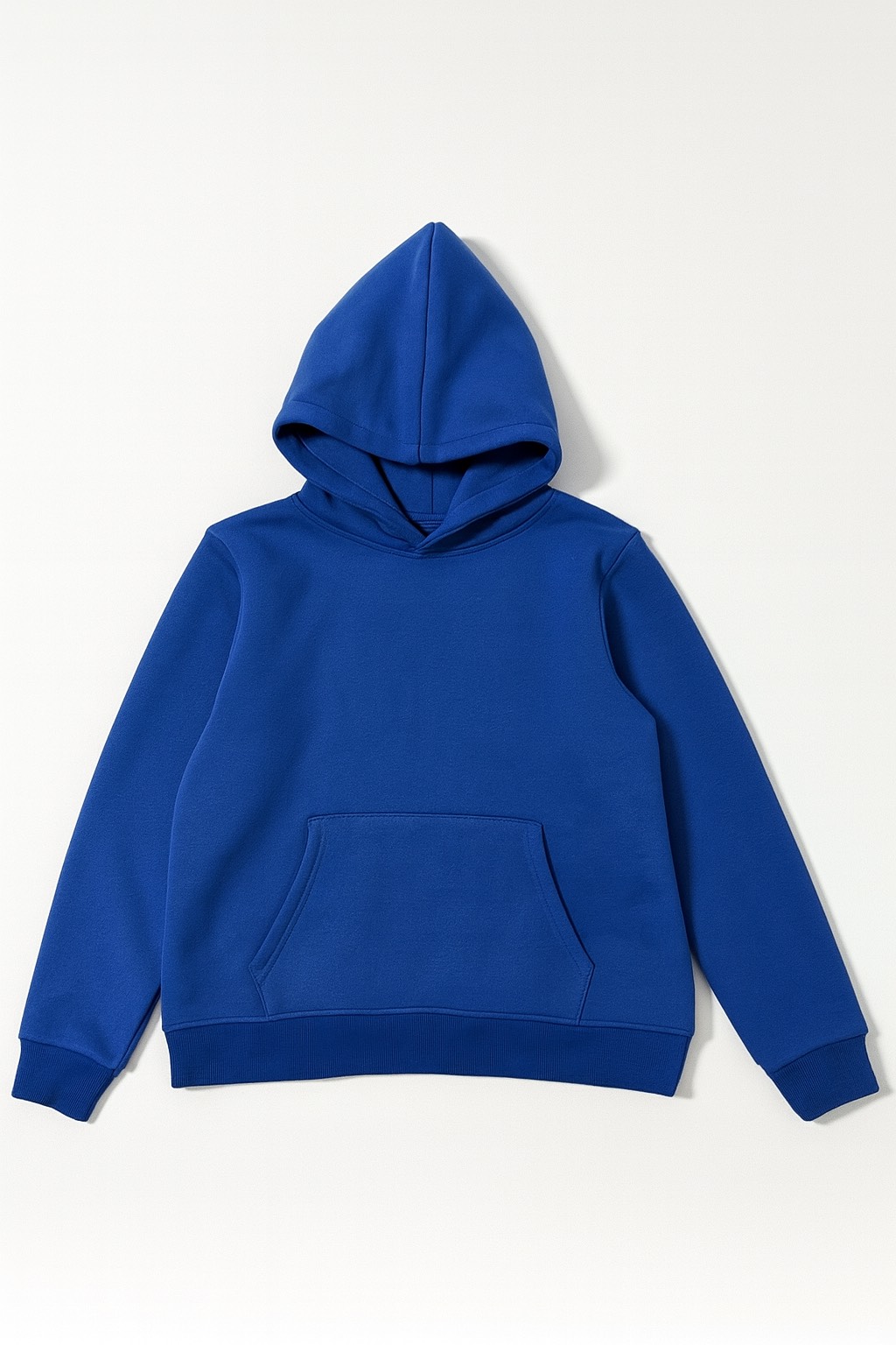 MAVİ KAPÜŞONLU İÇİ TÜYLÜ HOODİE - 3