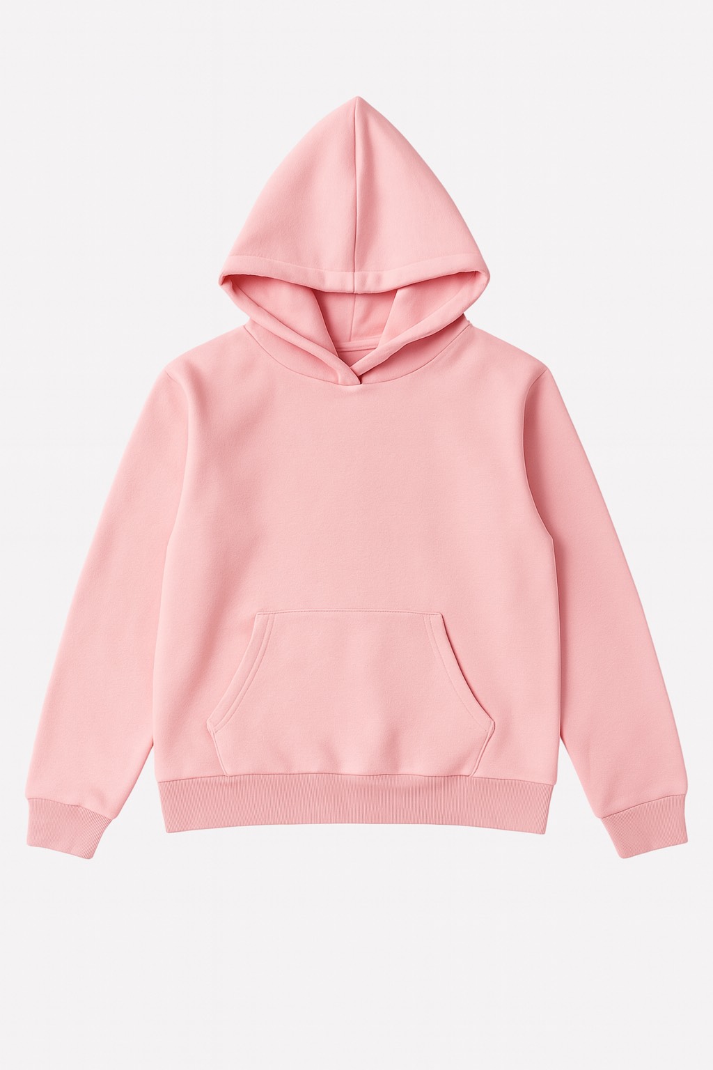 PEMBE KAPÜŞONLU İÇİ TÜYLÜ HOODİE - 3