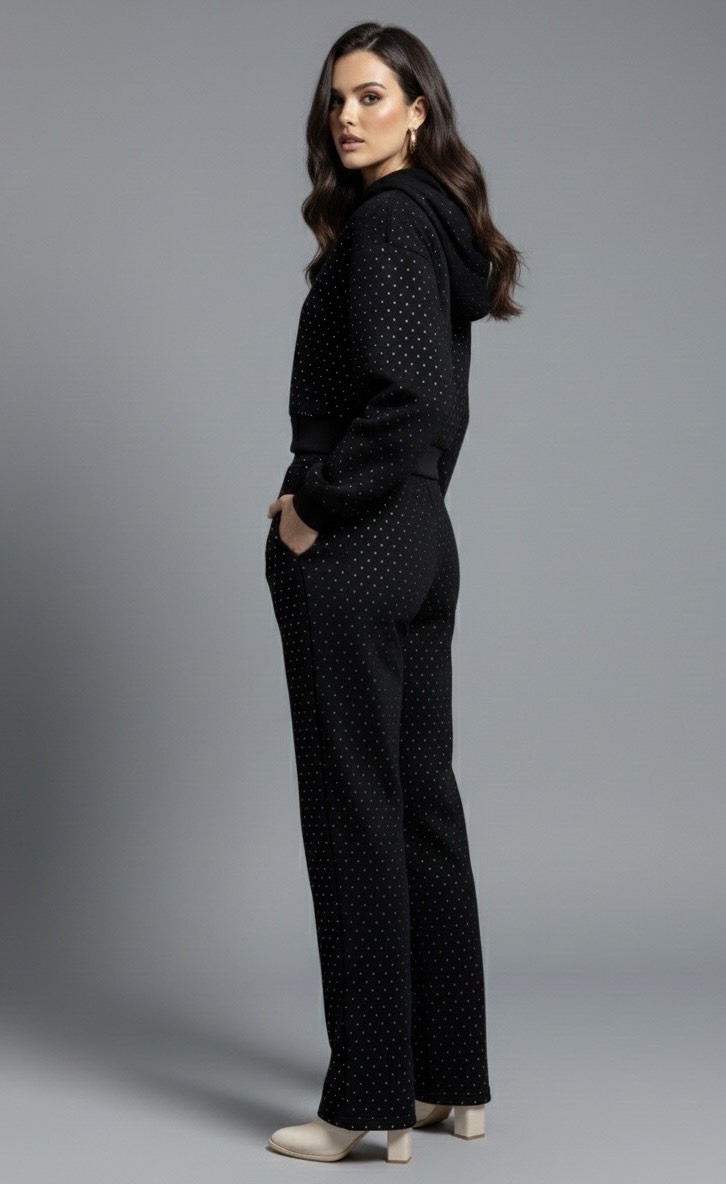 PUL PAYET BASKILI EŞOFMAN TAKIMI - 2