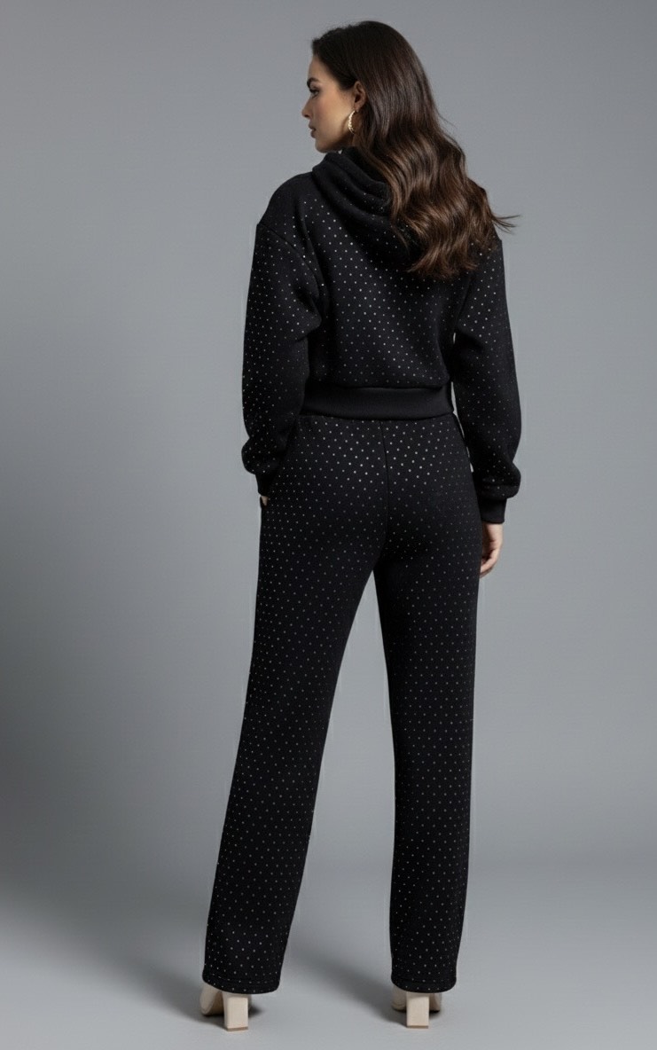 PUL PAYET BASKILI EŞOFMAN TAKIMI - 3