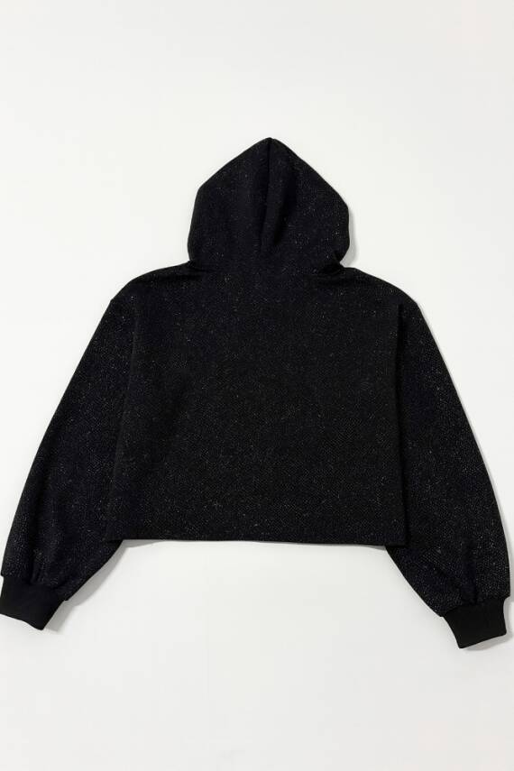 Yumuşak dokulu Simli fermuarlı sweatshirt - 4